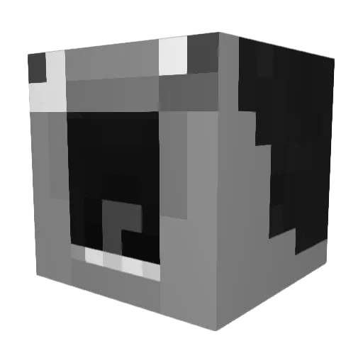Miricale Minecraft avatar head, 3D render