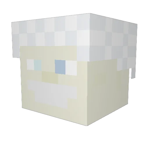 Mirich17 Minecraft avatar head, 3D render