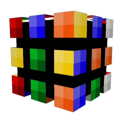 Miricon Minecraft avatar head, 3D render