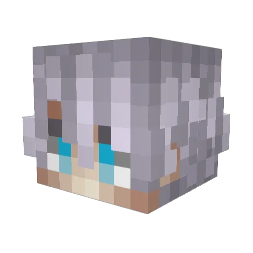Mirio93 Minecraft avatar head, 3D render