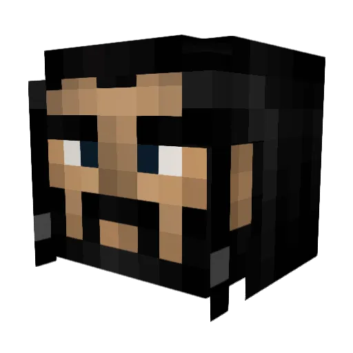 Mirko2009 Minecraft avatar head, 3D render