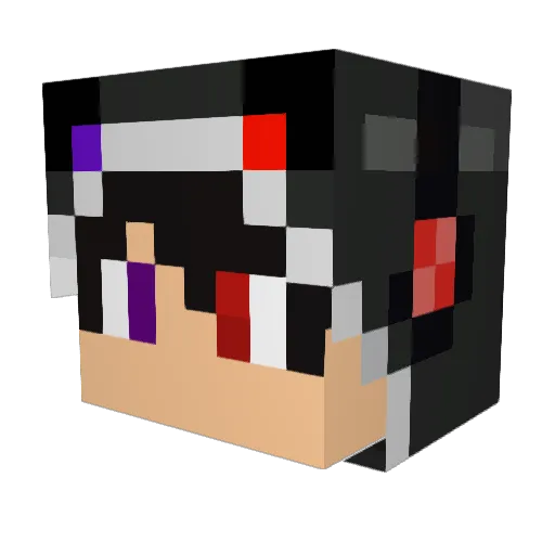 Mirko24 Minecraft avatar head, 3D render