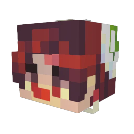 MirkoiseMTL Minecraft avatar head, 3D render