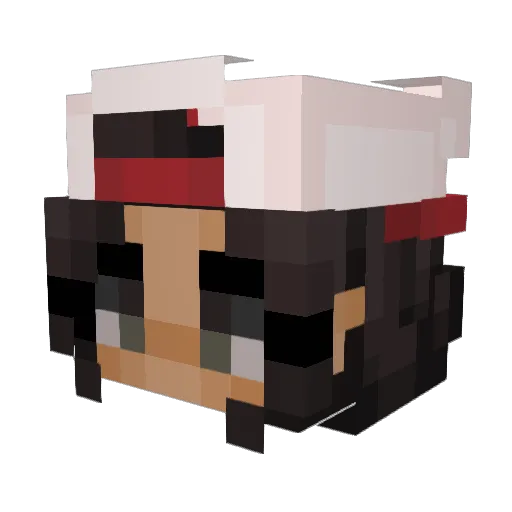 Mirlinda2003 Minecraft avatar head, 3D render