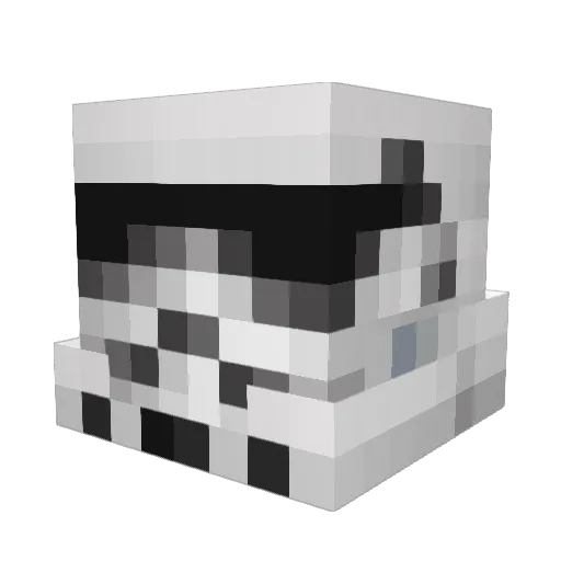 Miro_Dynamo Minecraft avatar head, 3D render