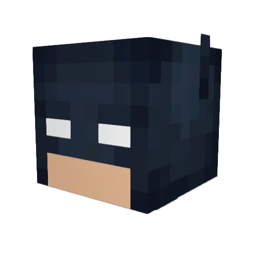 Mirokiller Minecraft avatar head, 3D render