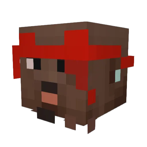 Mironatorm01 Minecraft avatar head, 3D render