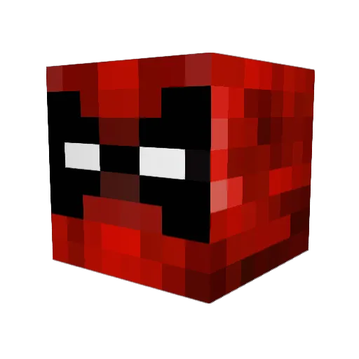 Mirotsu1 Minecraft avatar head, 3D render