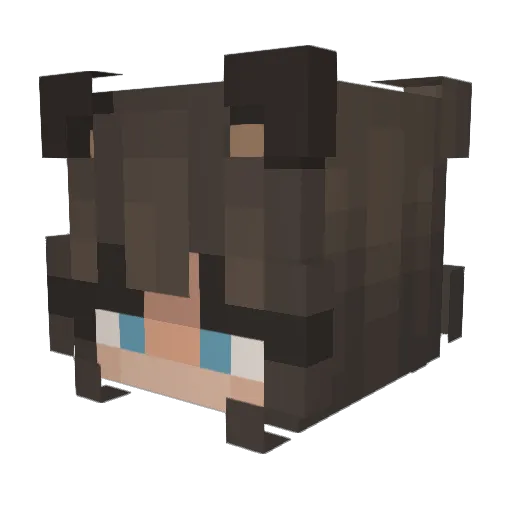 Mirran5 Minecraft avatar head, 3D render