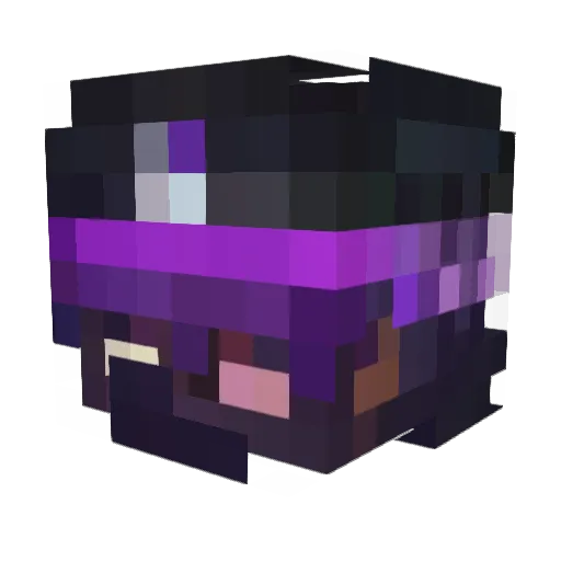 Mirriks Minecraft avatar head, 3D render