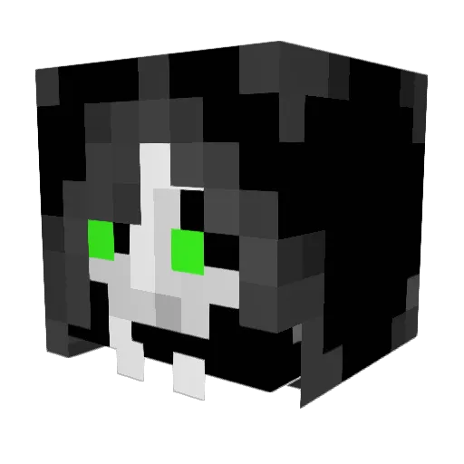 Mirrimon Minecraft avatar head, 3D render