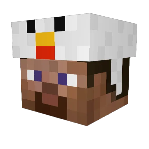 Miru3590z Minecraft avatar head, 3D render