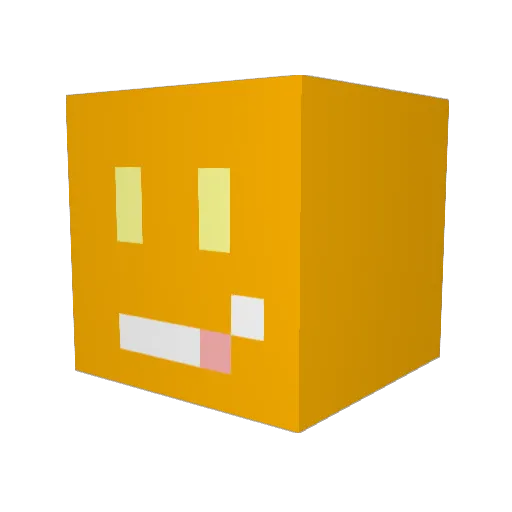 MiruSong Minecraft avatar head, 3D render