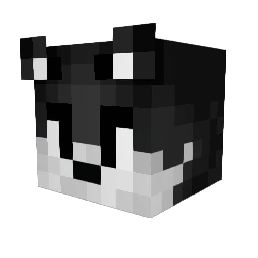 MirutoMC Minecraft avatar head, 3D render