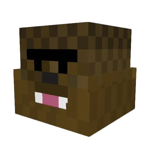 MirzaMutluMRJ Minecraft avatar head, 3D render