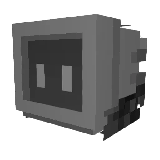 Mis4e1 Minecraft avatar head, 3D render