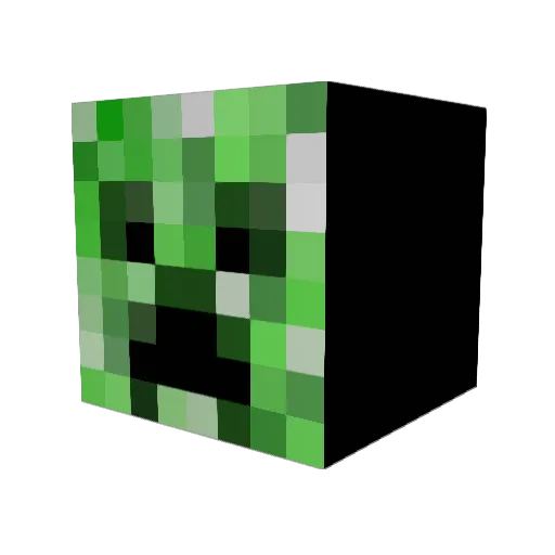 MisMalis1 Minecraft avatar head, 3D render