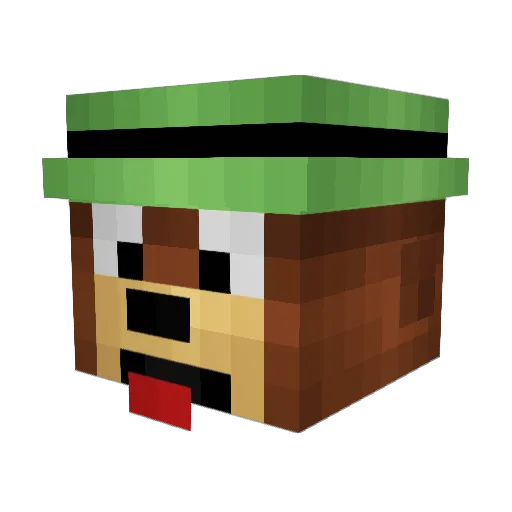 Mis_Yogi Minecraft avatar head, 3D render