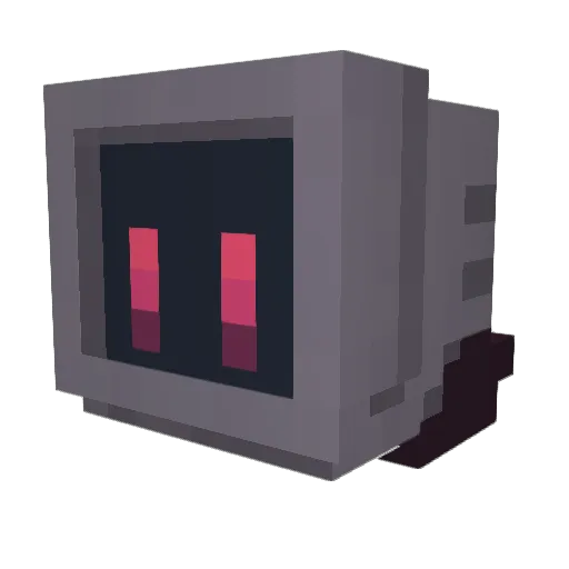 MisakiEEE Minecraft avatar head, 3D render