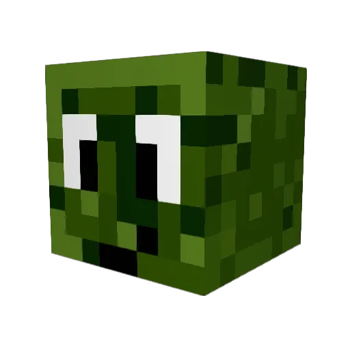 Misax_xMisaaa Minecraft avatar head, 3D render