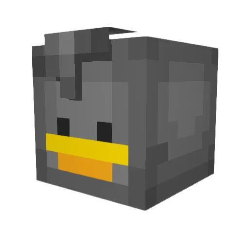 MischaH9908 Minecraft avatar head, 3D render