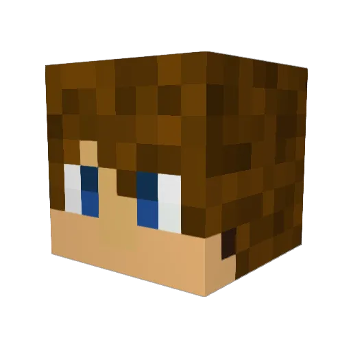 Mischa_2020 Minecraft avatar head, 3D render