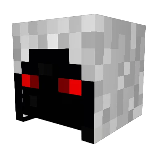 Mischy257 Minecraft avatar head, 3D render