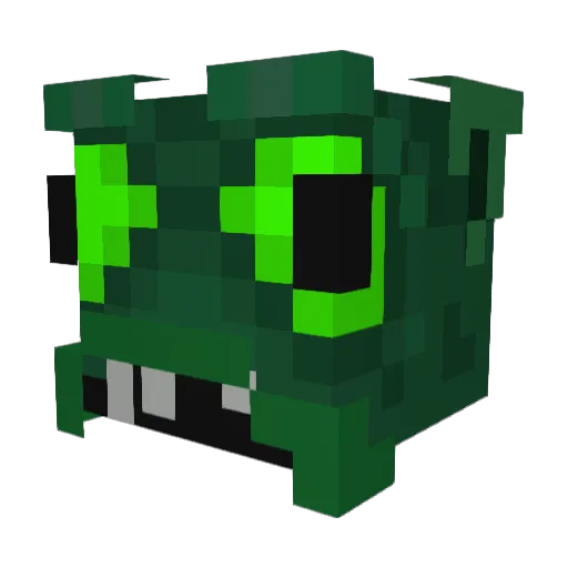 Miscreations Minecraft avatar head, 3D render