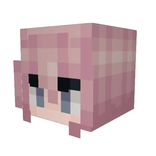 MiseryOfDeath Minecraft avatar head, 3D render