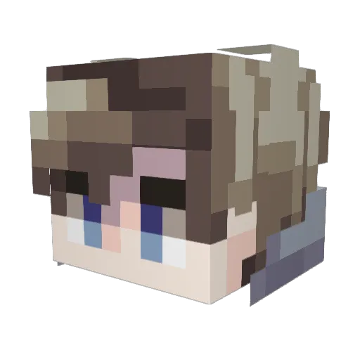 Misfire2003 Minecraft avatar head, 3D render