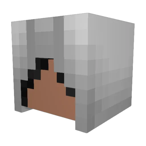 MisfitCory Minecraft avatar head, 3D render