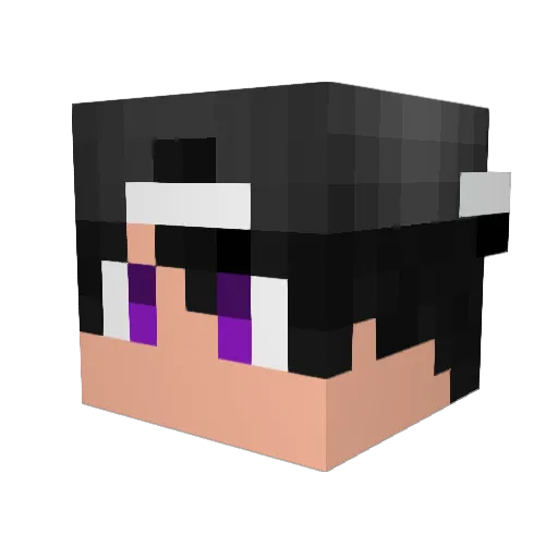 MisfitFaixa Minecraft avatar head, 3D render