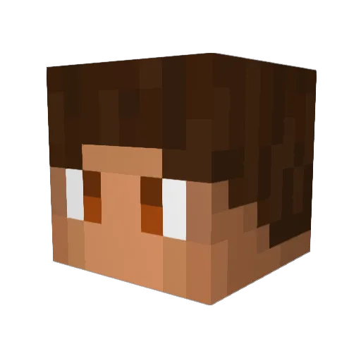 Mish1sh_3550 Minecraft avatar head, 3D render