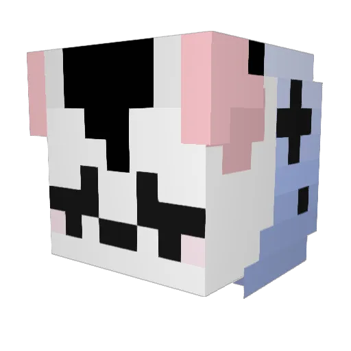 MishY_Dragon Minecraft avatar head, 3D render