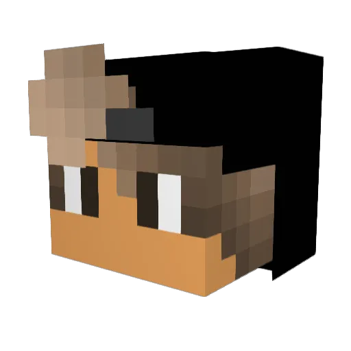 Misha0114 Minecraft avatar head, 3D render