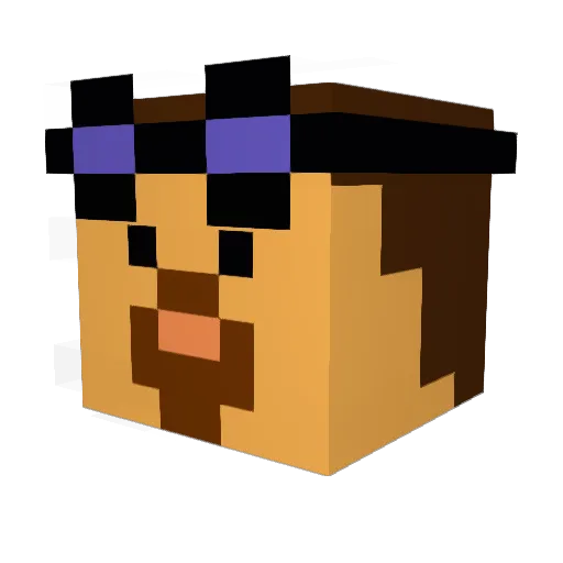 Misha999777 Minecraft avatar head, 3D render