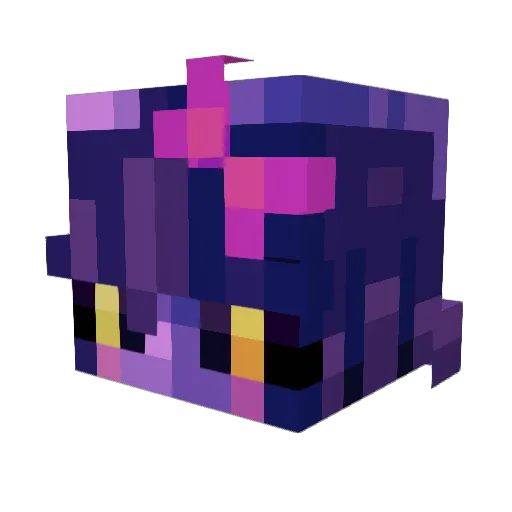 MishaTheFox Minecraft avatar head, 3D render