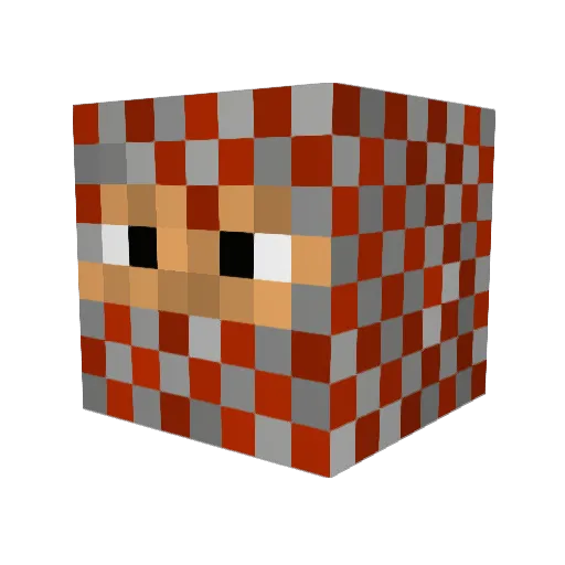 MishaThePro Minecraft avatar head, 3D render