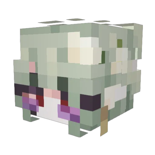 Mishas_Exe Minecraft avatar head, 3D render