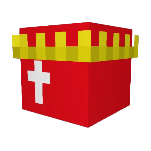 Misiumi Minecraft avatar head, 3D render