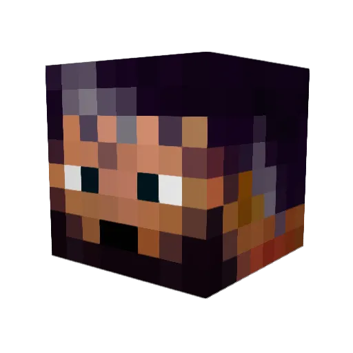 Misja_056 Minecraft avatar head, 3D render