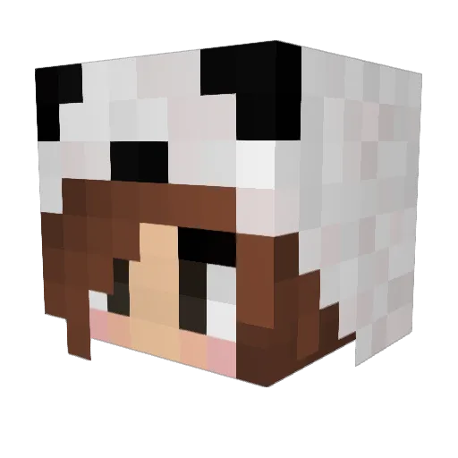 Miska_Mp Minecraft avatar head, 3D render
