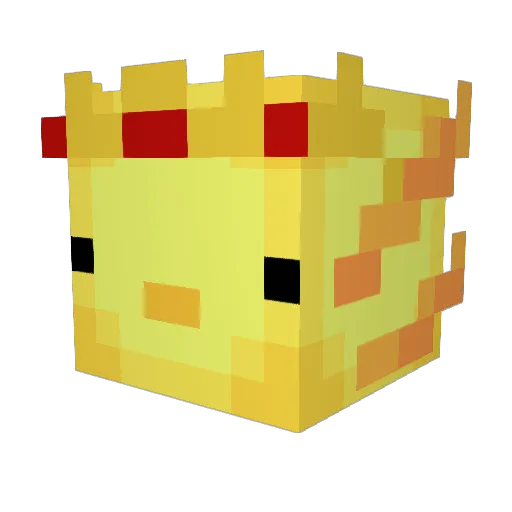 Miska_pup Minecraft avatar head, 3D render