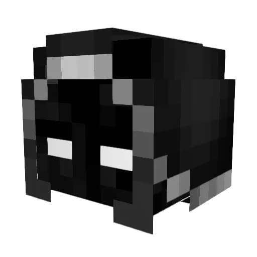 Misl3d Minecraft avatar head, 3D render