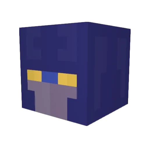 MisledChicken7 Minecraft avatar head, 3D render