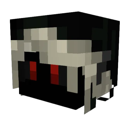 MismatchMoogle Minecraft avatar head, 3D render