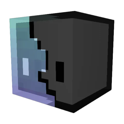Misnter Minecraft avatar head, 3D render