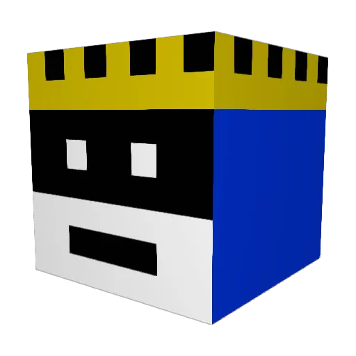 Miso2016 Minecraft avatar head, 3D render