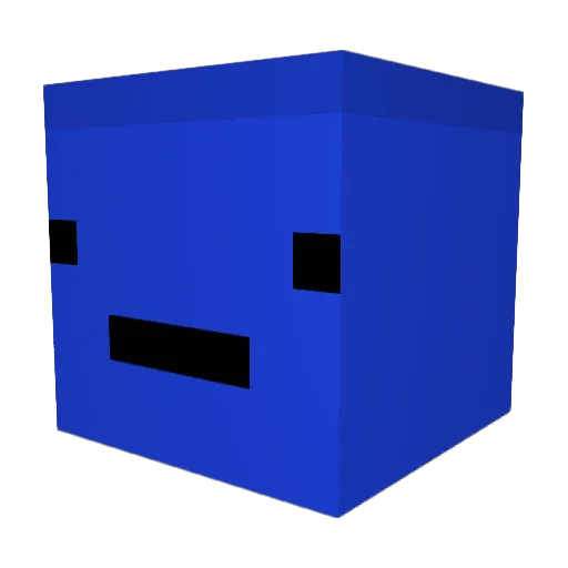 Miso6112 Minecraft avatar head, 3D render