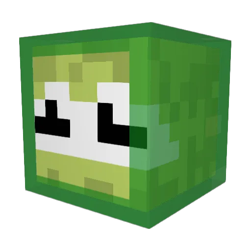 Misoazi Minecraft avatar head, 3D render